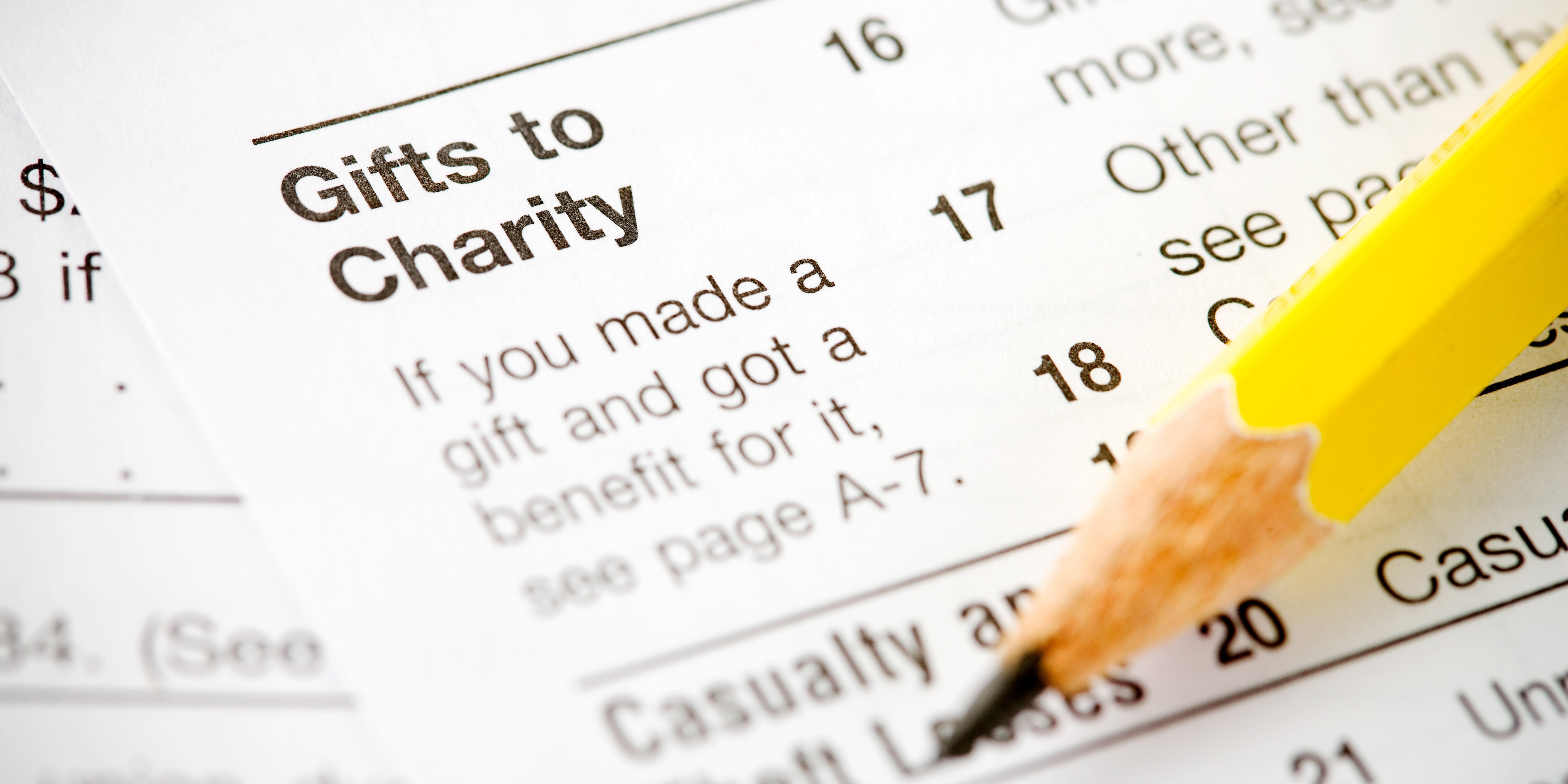 charity tax form
