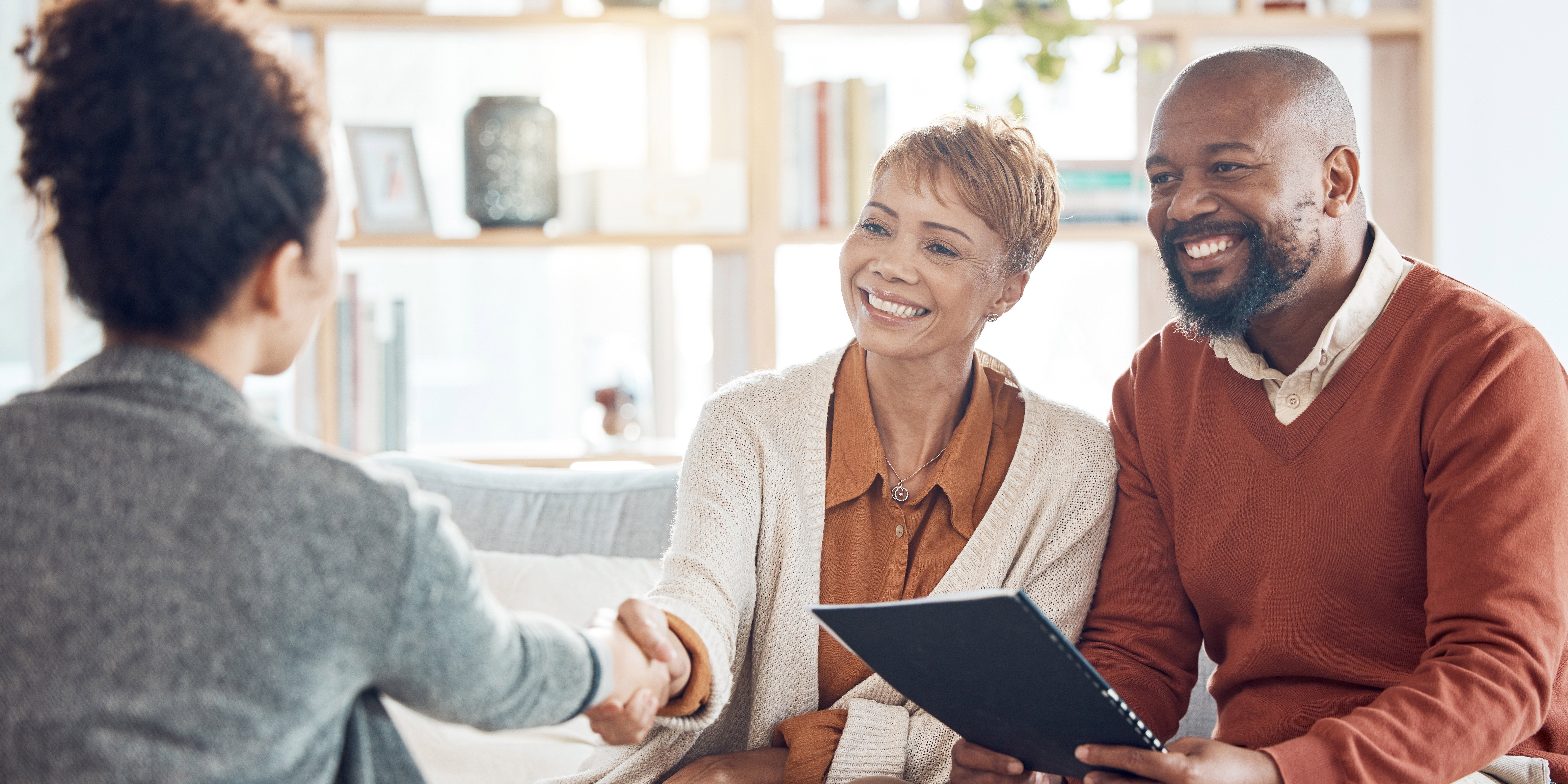 couple meeting financial adviser